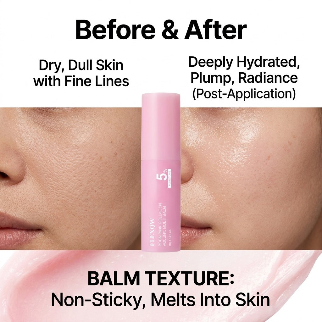 Pink Collagen Multi Balm - Firming, Anti-Aging for Face and Neck
